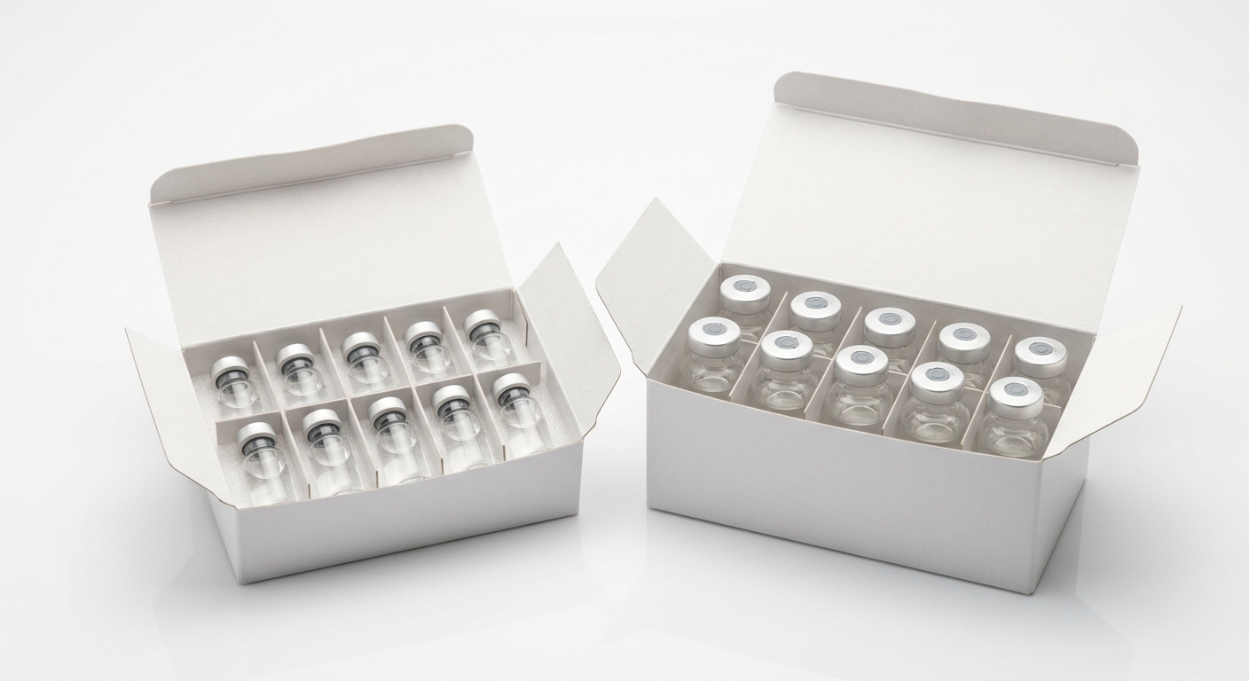 Lab2o sterile glass research vials, 3 mL and 10 mL